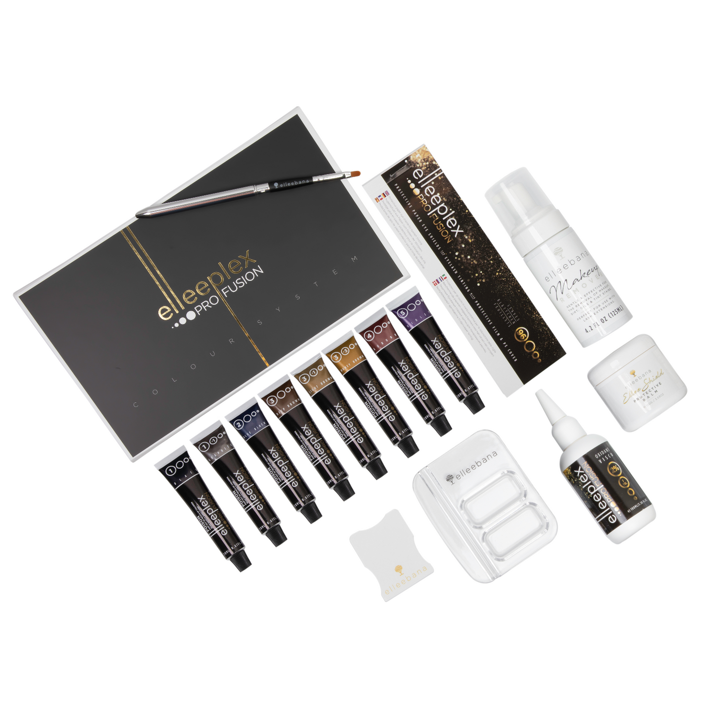Elleeplex ProFusion Lash and Brow TINT kit (8 x colours) All you need