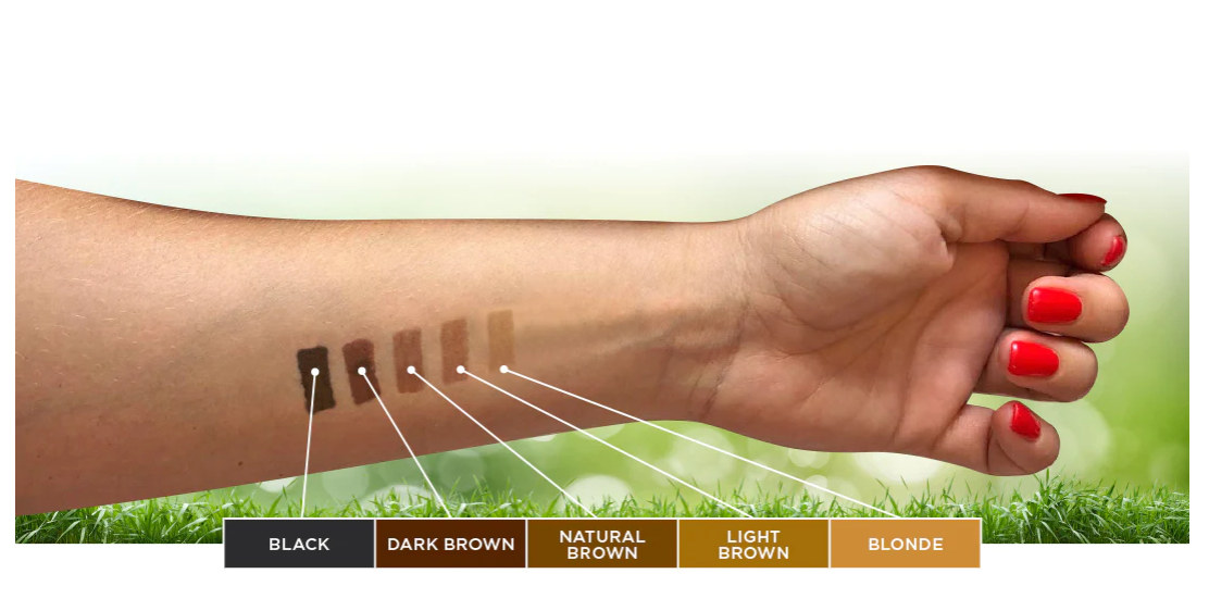 Elleebana Brow Henna 10g | Intense skin stain | Popular mixable shades