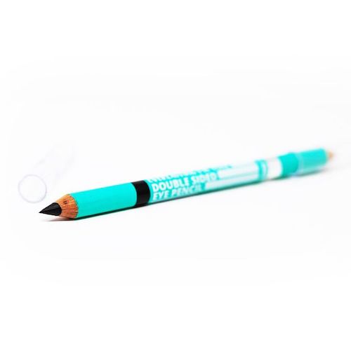 Double sided Eyeliner pencil Eye-edge (Heavenly black + glitter)
